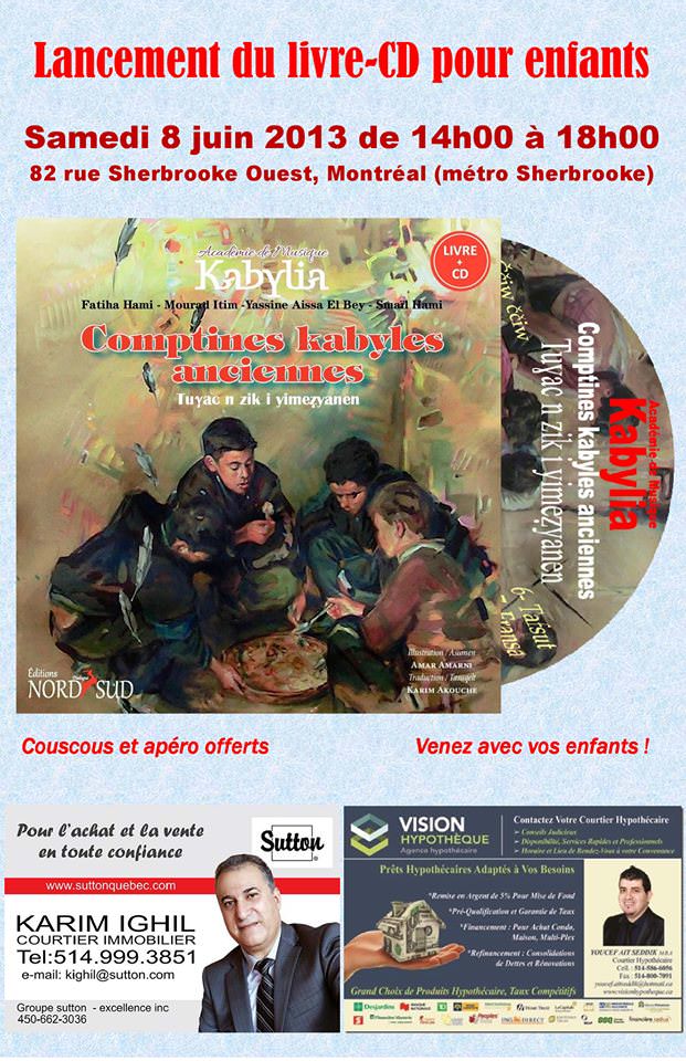 Livre-CD « Comptines kabyles anciennes »