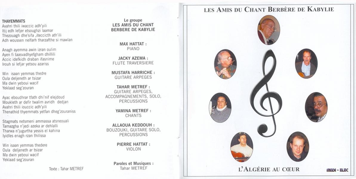 Album – Chants Berbère de Kabylie