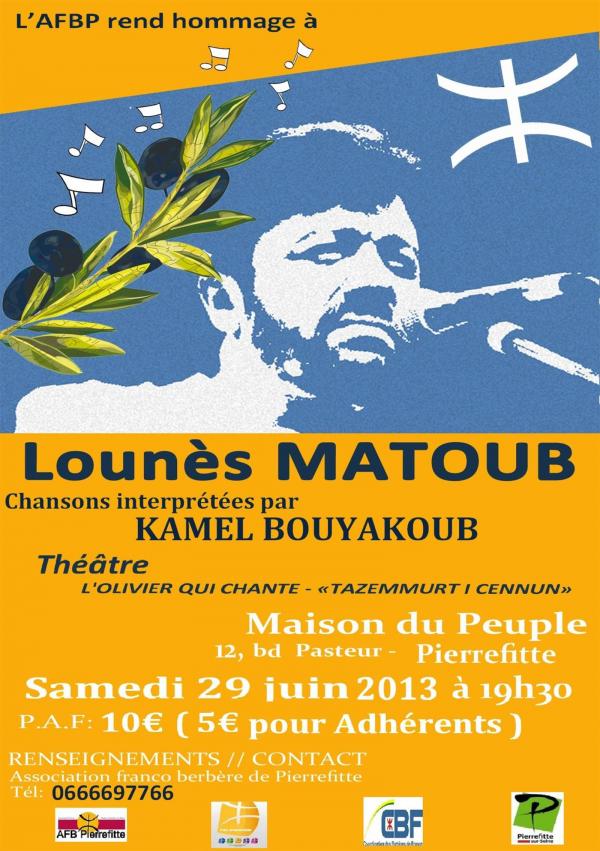 Hommage à MATOUB