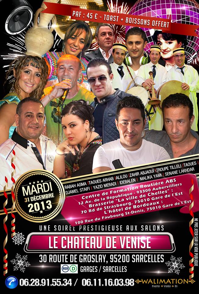 SOIREE KABYLE – REVEILLON 2014