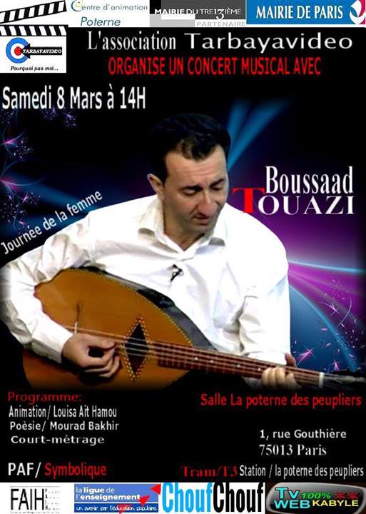Concert avec Boussaad Touazi