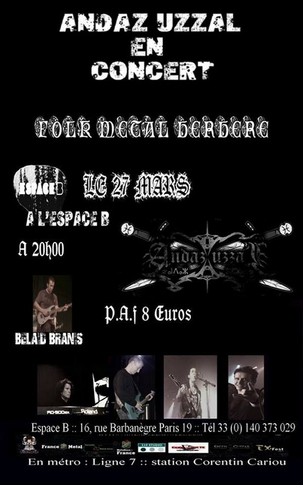 METAL ROCK  kabyle avec ANDAZ UZZAL & BELAID BRANIS