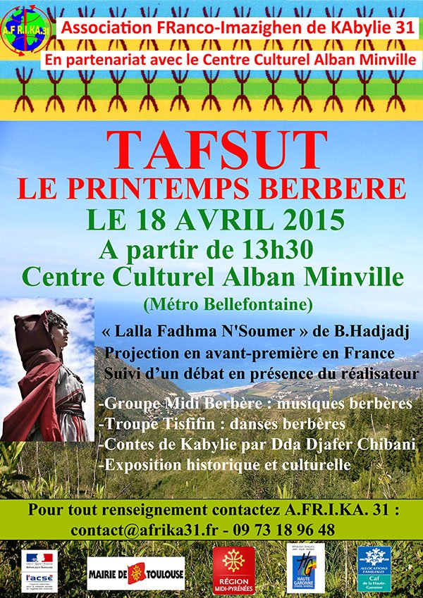 Tafsut – Printemps Bèrbere 2014 – Toulouse