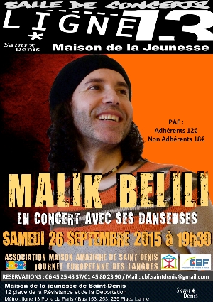 Concert de Malik Belili